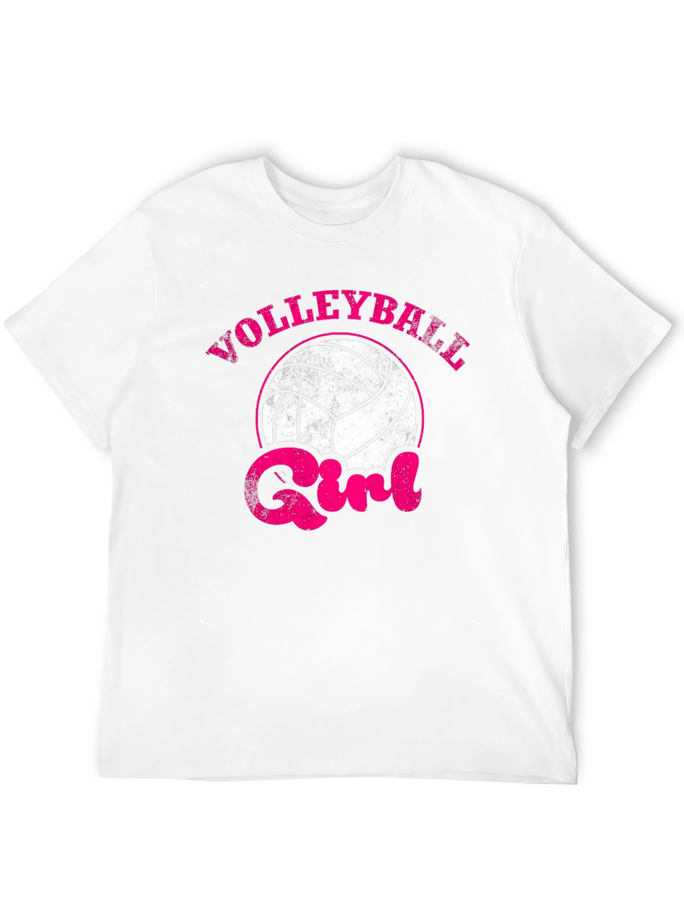Black Volleyball Girl Graphic T-Shirt view 12