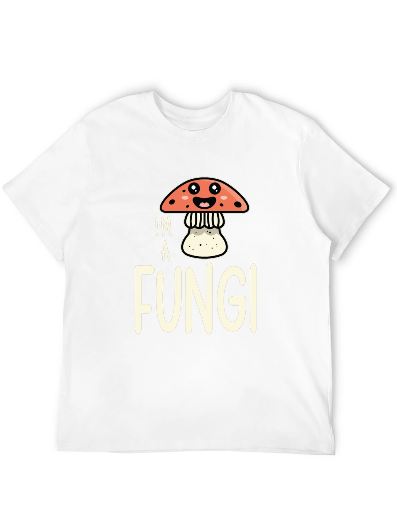 Black I'm a Fungi T-Shirt Funny Mushroom Graphic Tee view 12
