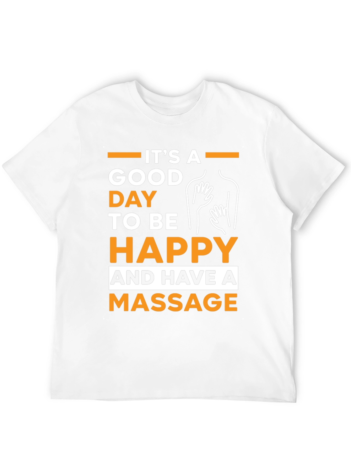 Black Good Day for Massage Graphic Tee - Unisex view 12