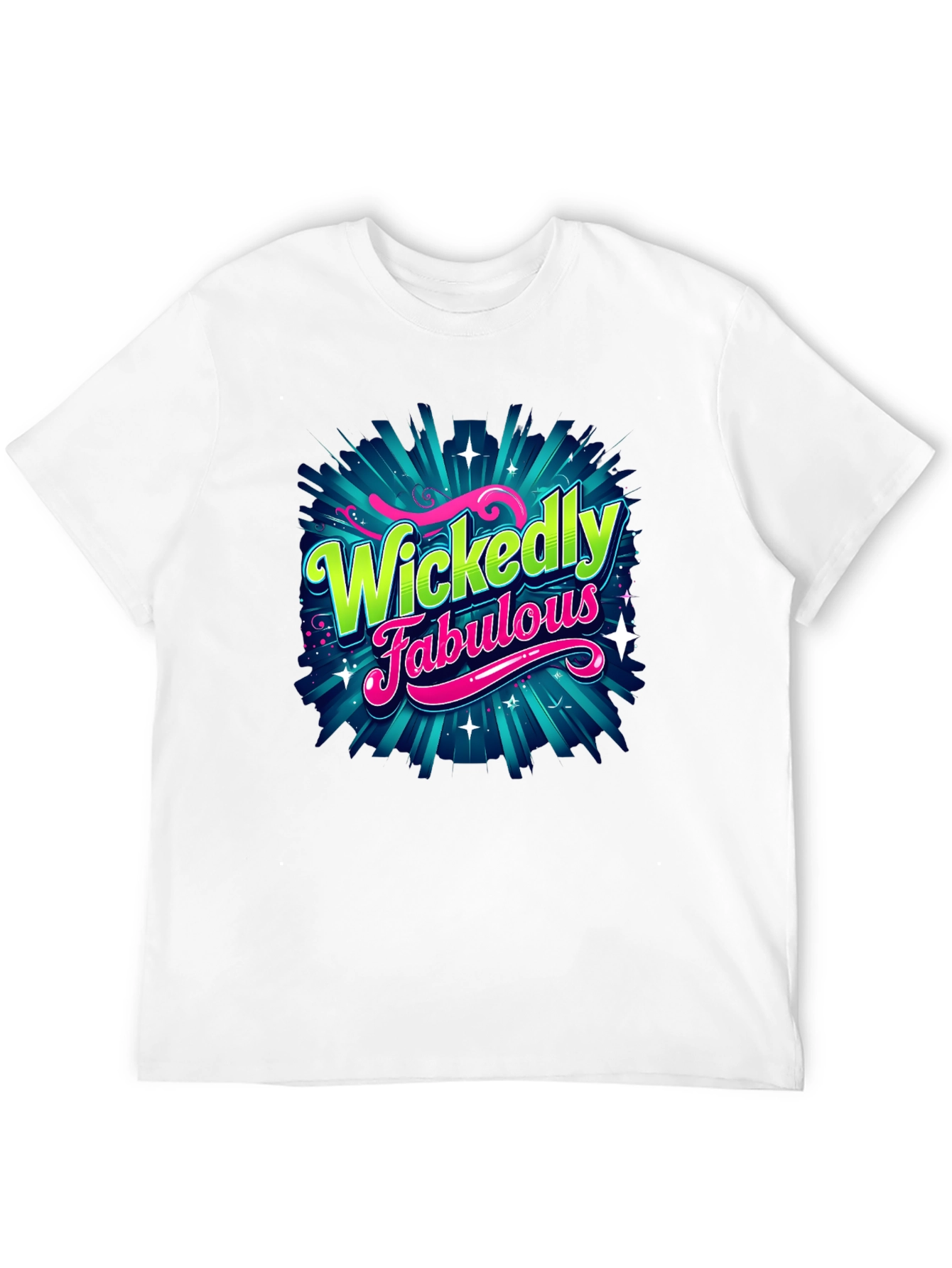 Black Wickedly Fabulous Graphic T-Shirt view 12