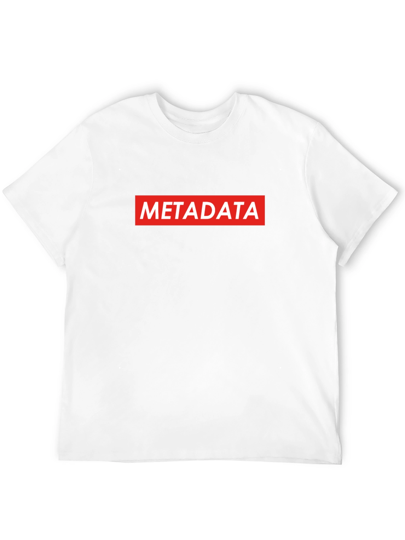 Black Metadata T-Shirt - Stylish Casual Wear view 12