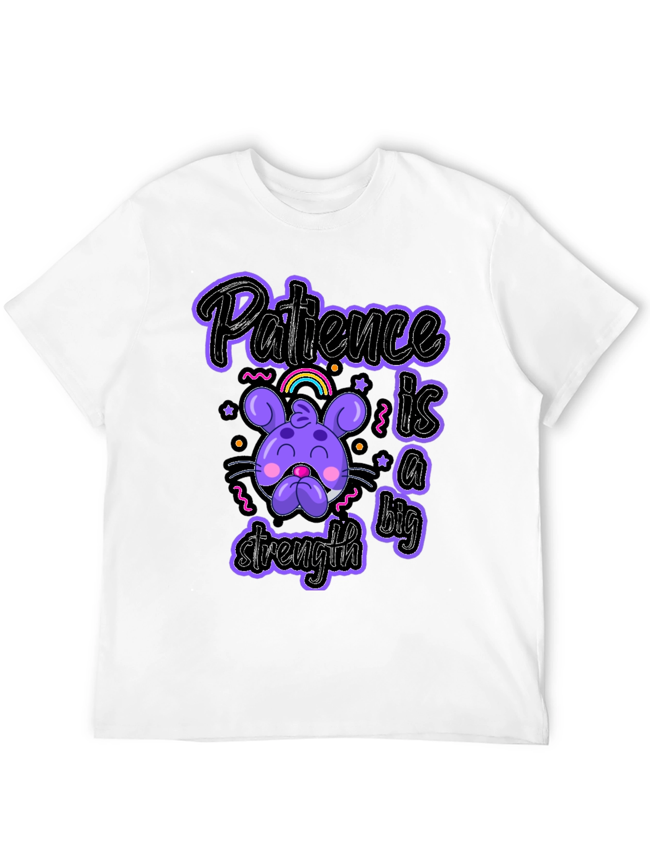 Black Patience is a Strength Graphic T-Shirt view 12