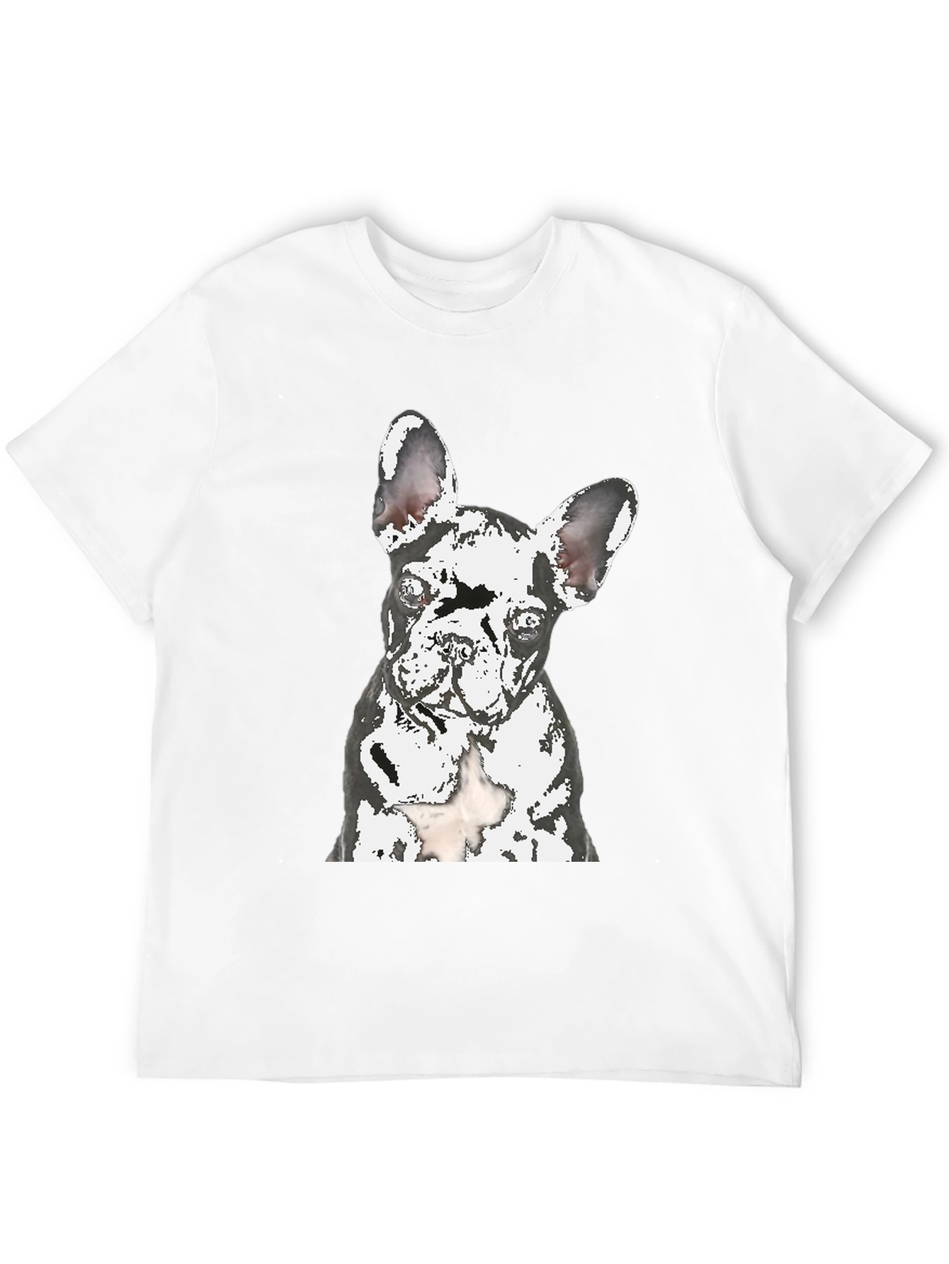 Black Dog Graphic T-Shirt - Modern Crew Neck Tee view 12