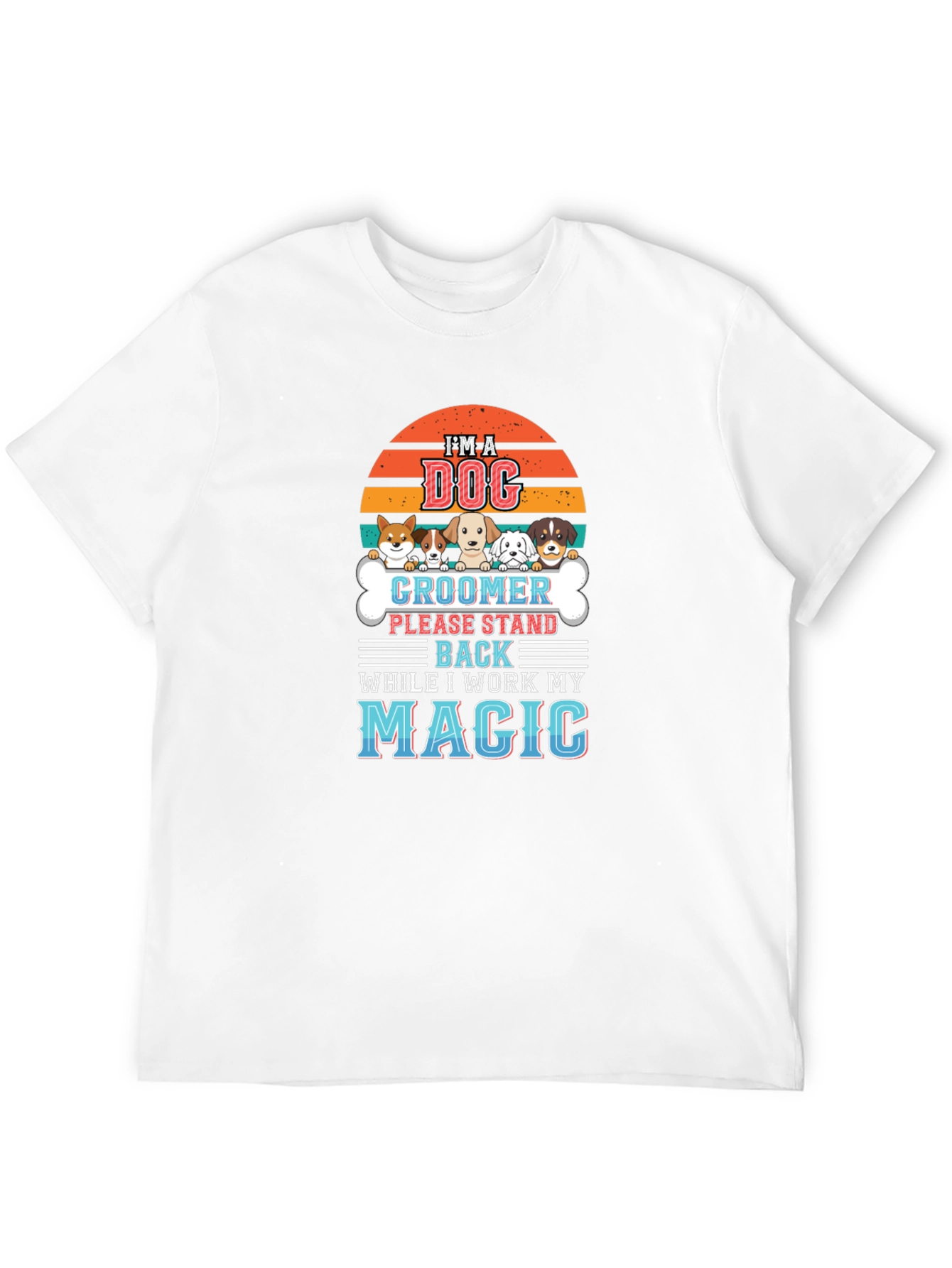 Black Dog Groomer Magic T-Shirt - Pet Lover Tee view 12