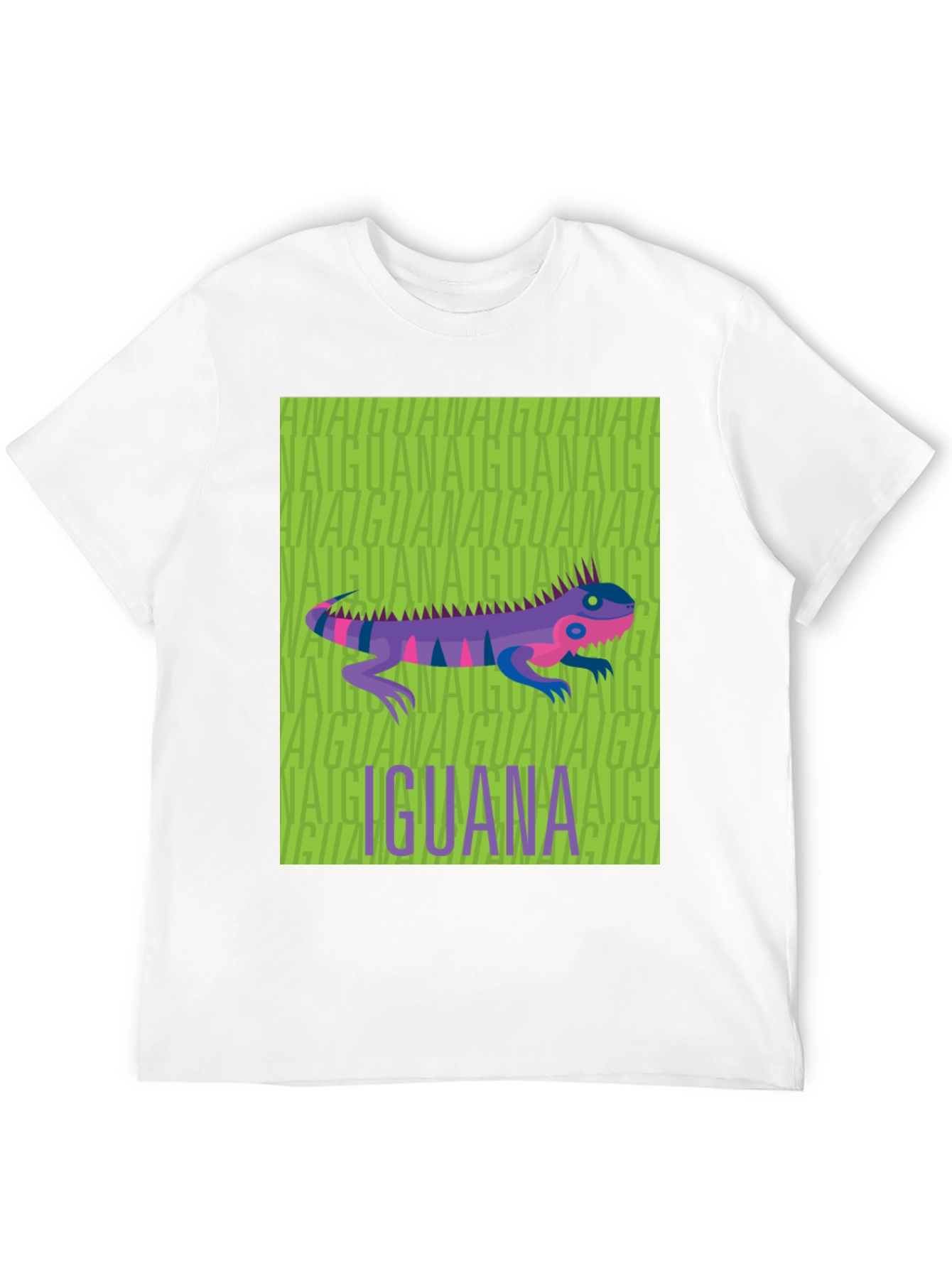 Black Iguana Graphic Print Black T-Shirt view 12