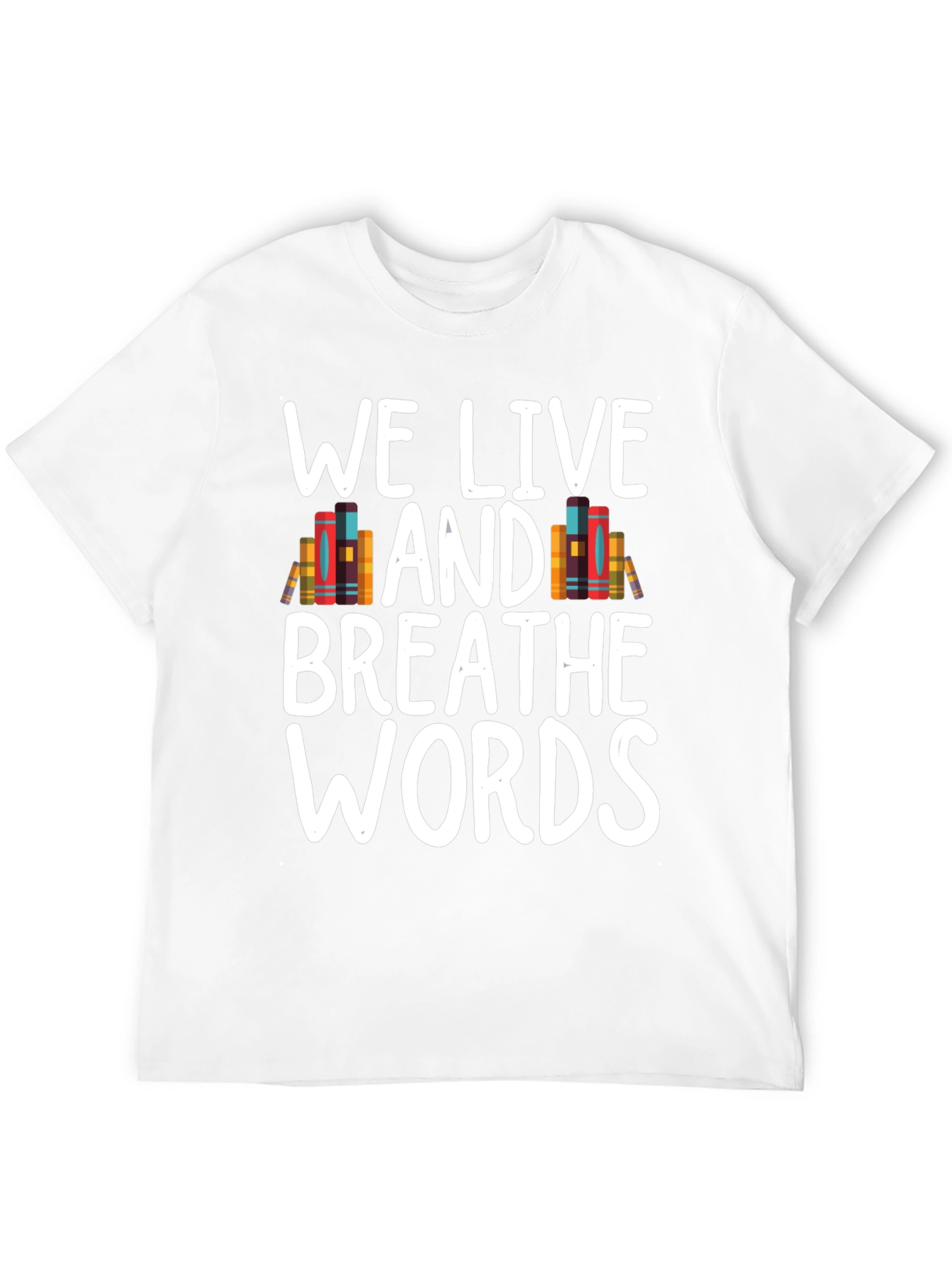 Black Book Lover T-Shirt - We Live and Breathe Words view 12