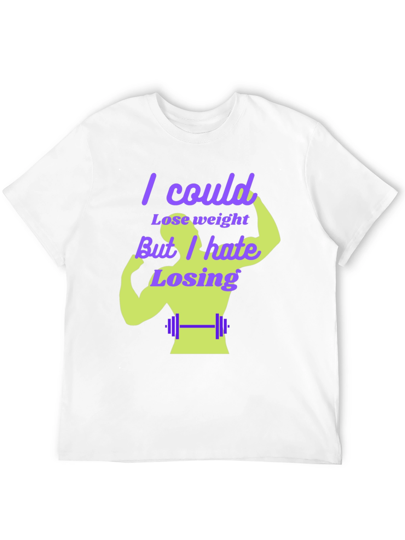 Black Funny Weightlifting T-Shirt - I Could Lose Weight view 12