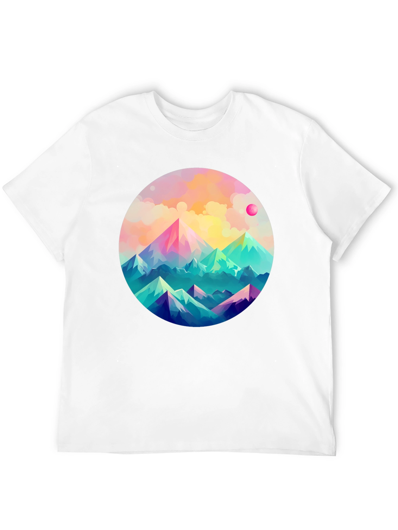 Black Mountainscape Graphic Tee - Artistic Comfort view 12