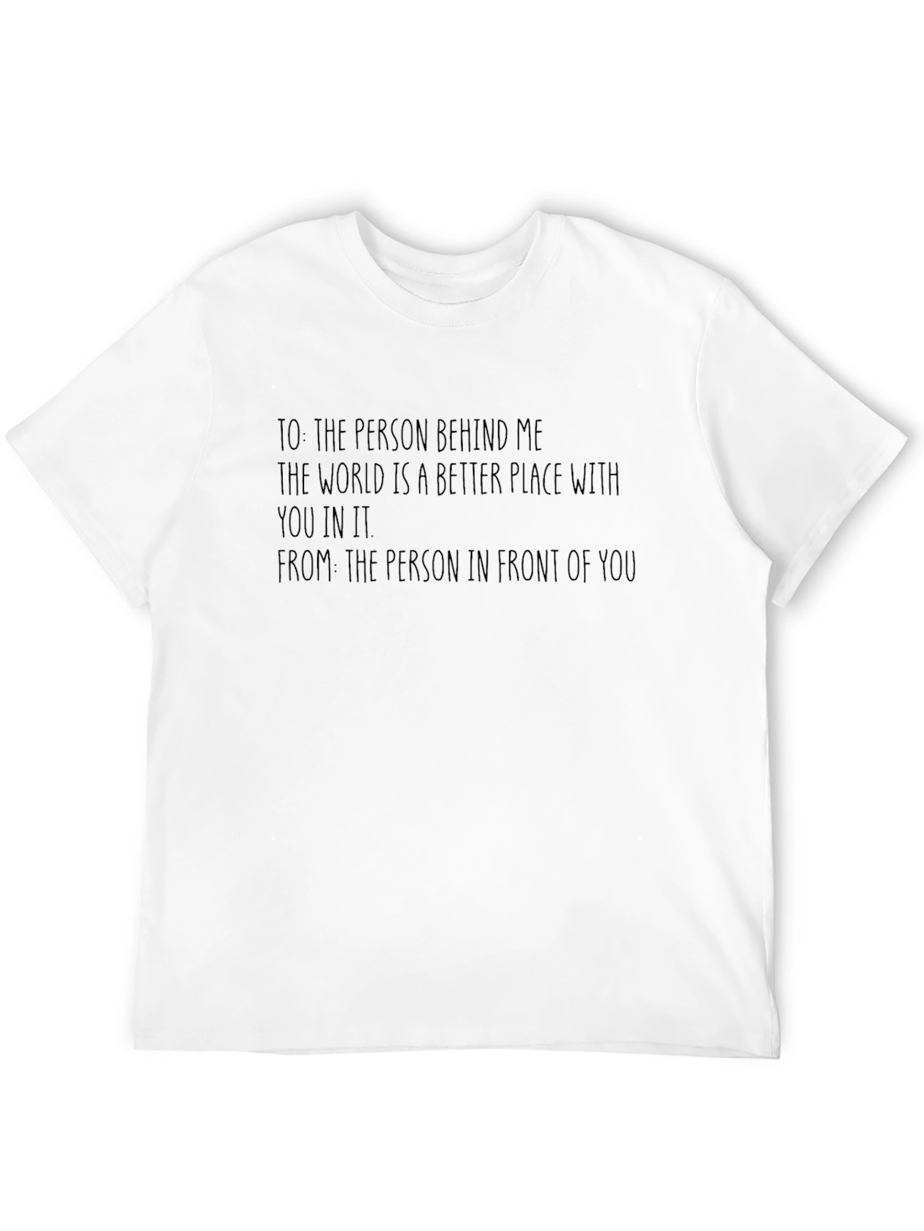Black Inspirational T-Shirt - World a Better Place view 12