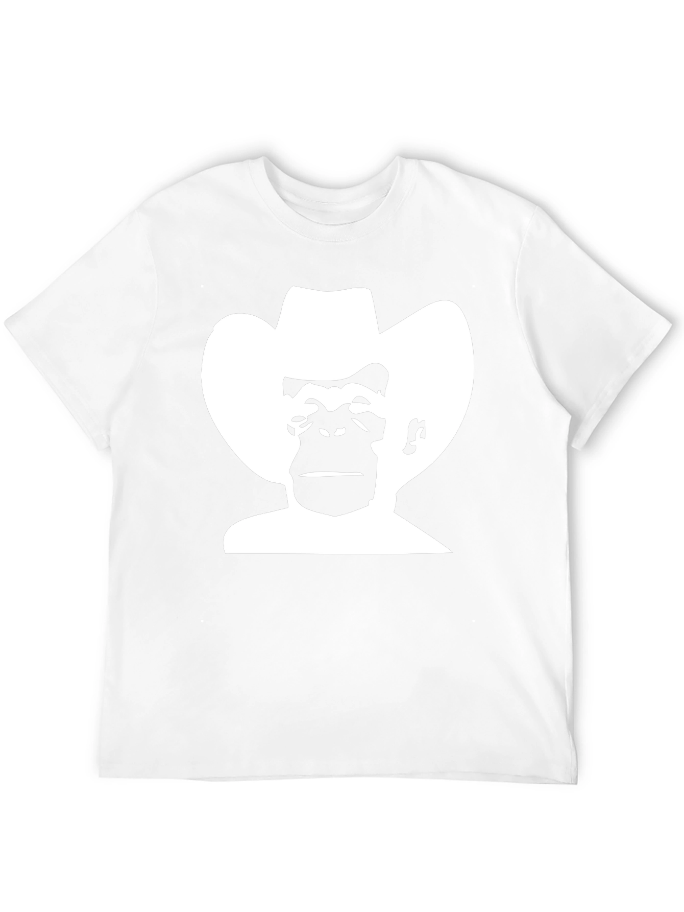 Black Cowboy Monkey T-Shirt - Black Graphic Tee view 12