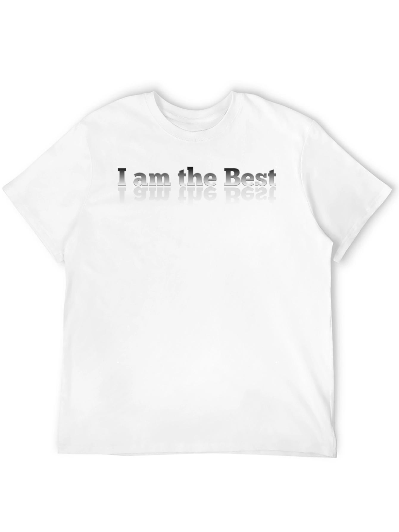Black I am the Best Black T-Shirt view 12