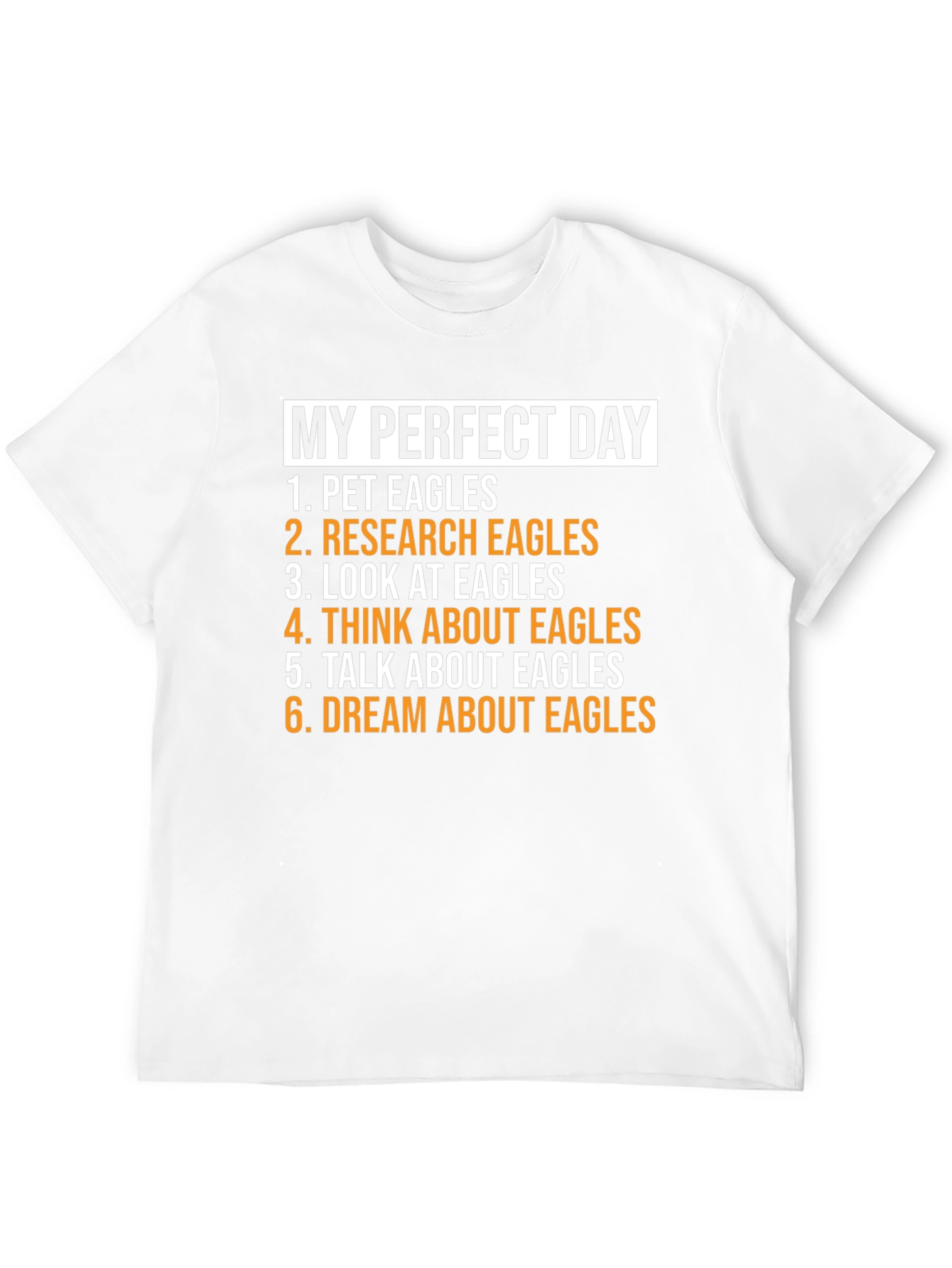 Black My Perfect Day Eagles T-Shirt view 12
