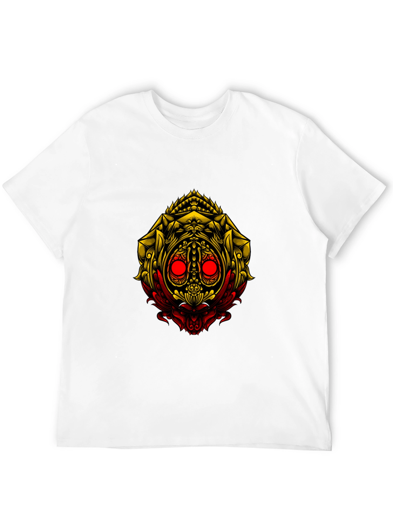 Black Graphic Print Crew Neck T-Shirt view 12