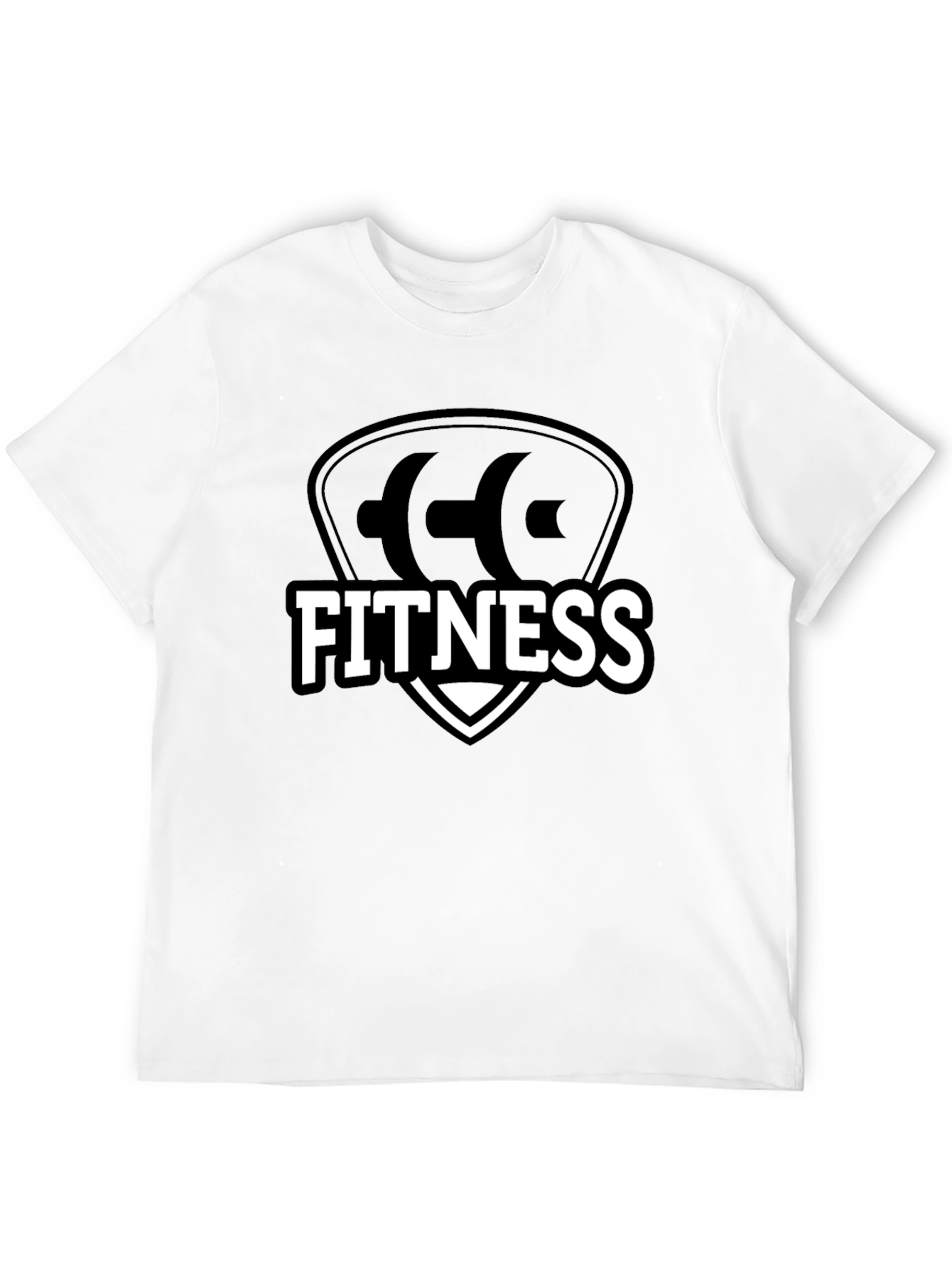 Black Fitness Black T-Shirt view 12