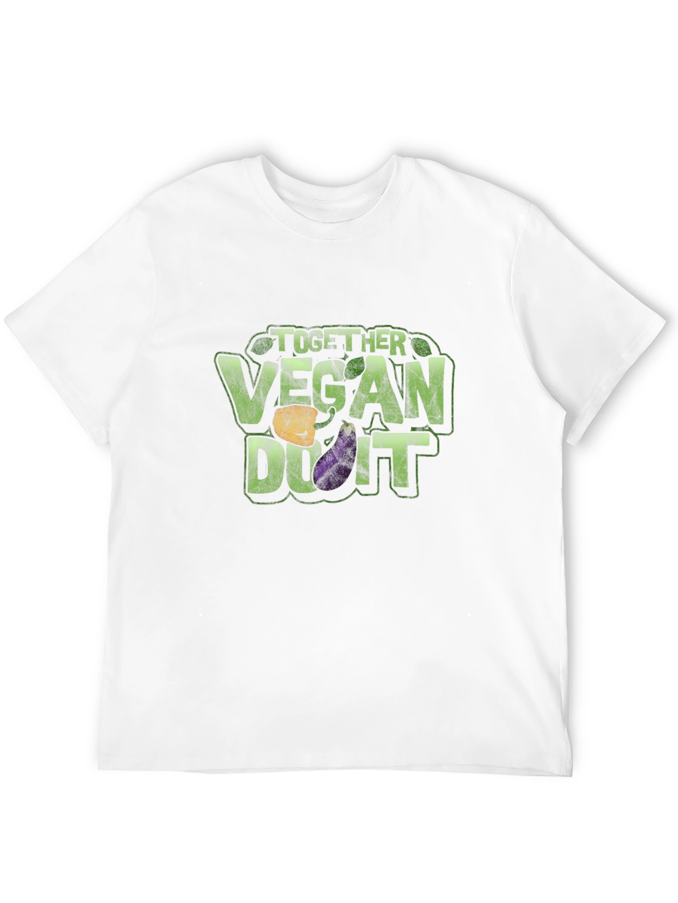 Black Vegan Do It T-Shirt - Black, Graphic Tee view 12