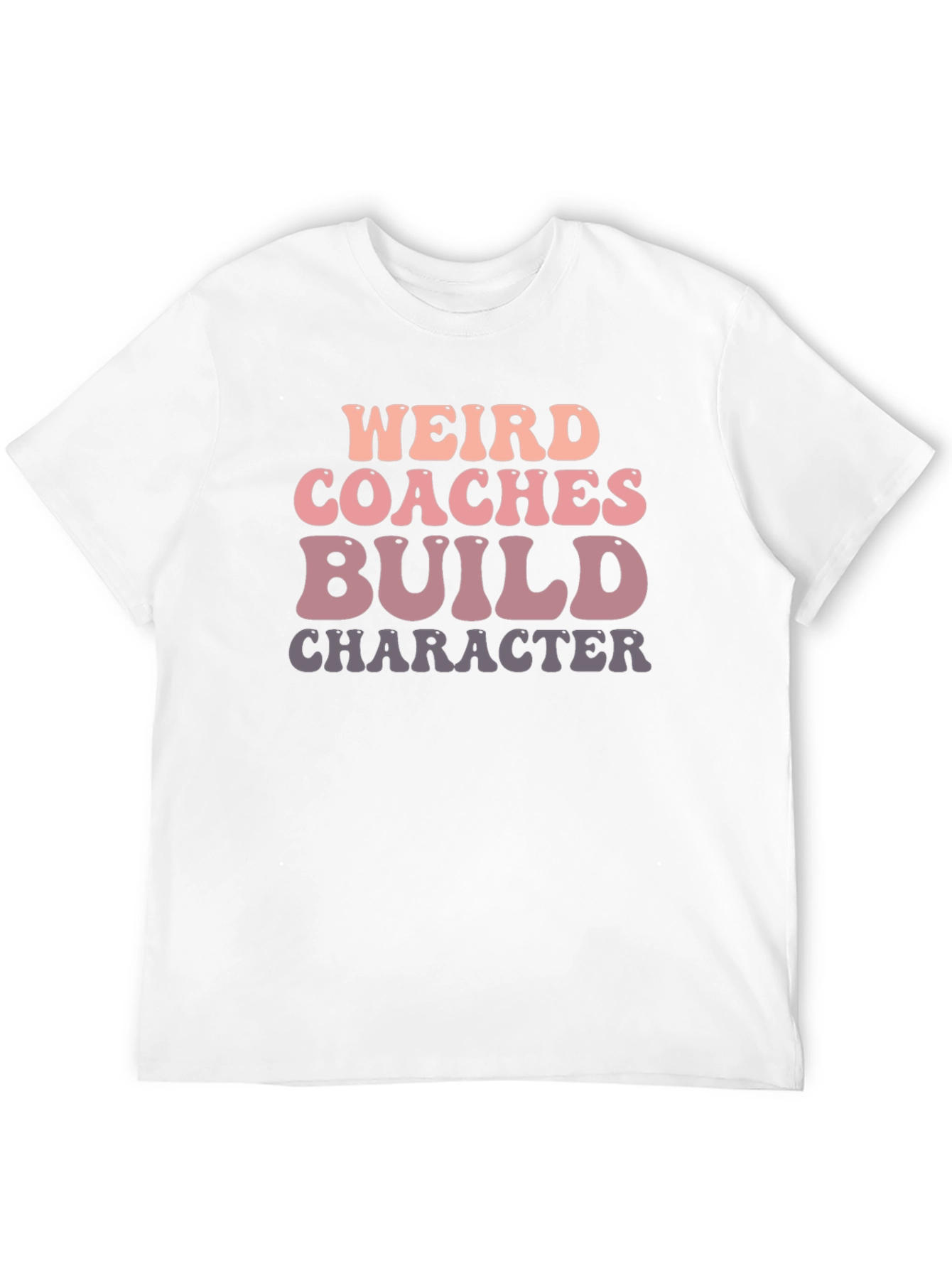 Black Weird Coaches Build Character Graphic Tee view 12