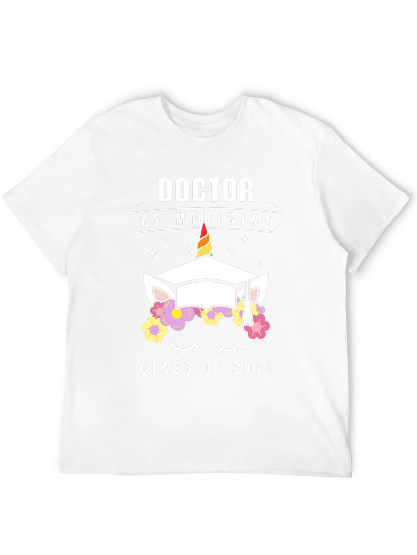 Black Doctor of Medicine Class of 2021 Graduation T-Shirt view 12