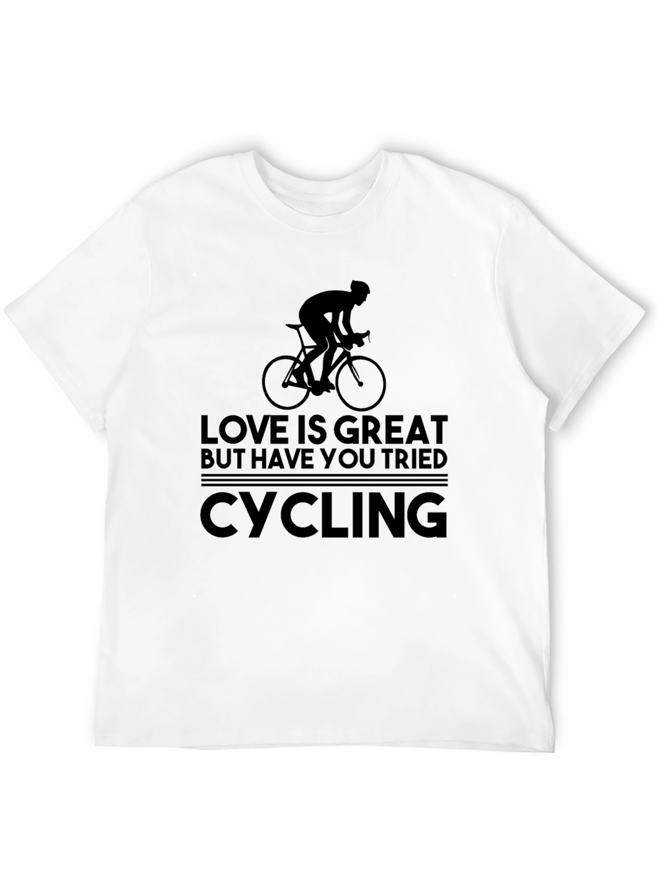 Black Love is Great, But Have You Tried Cycling T-Shirt view 12