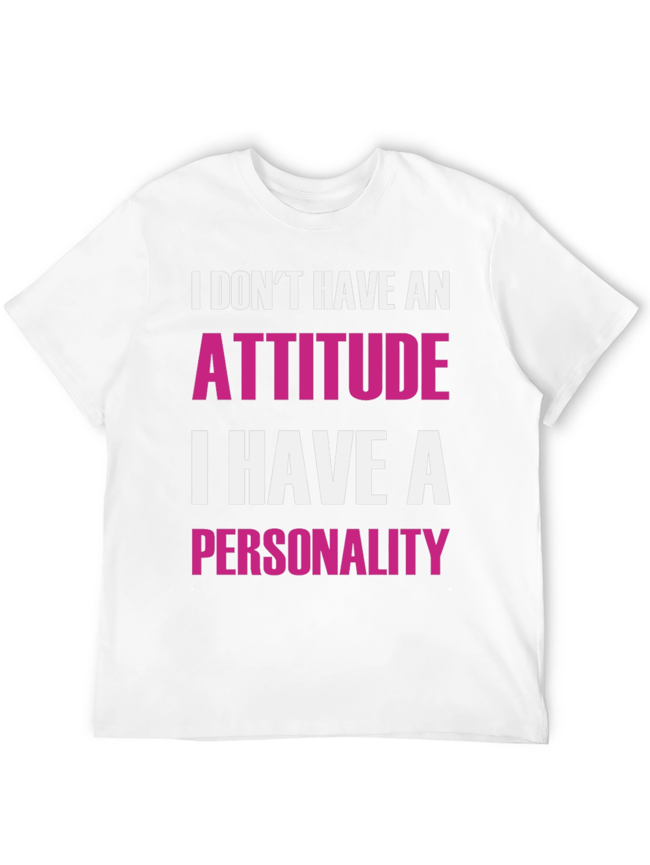 Black Funny Attitude Personality Graphic T-Shirt view 12