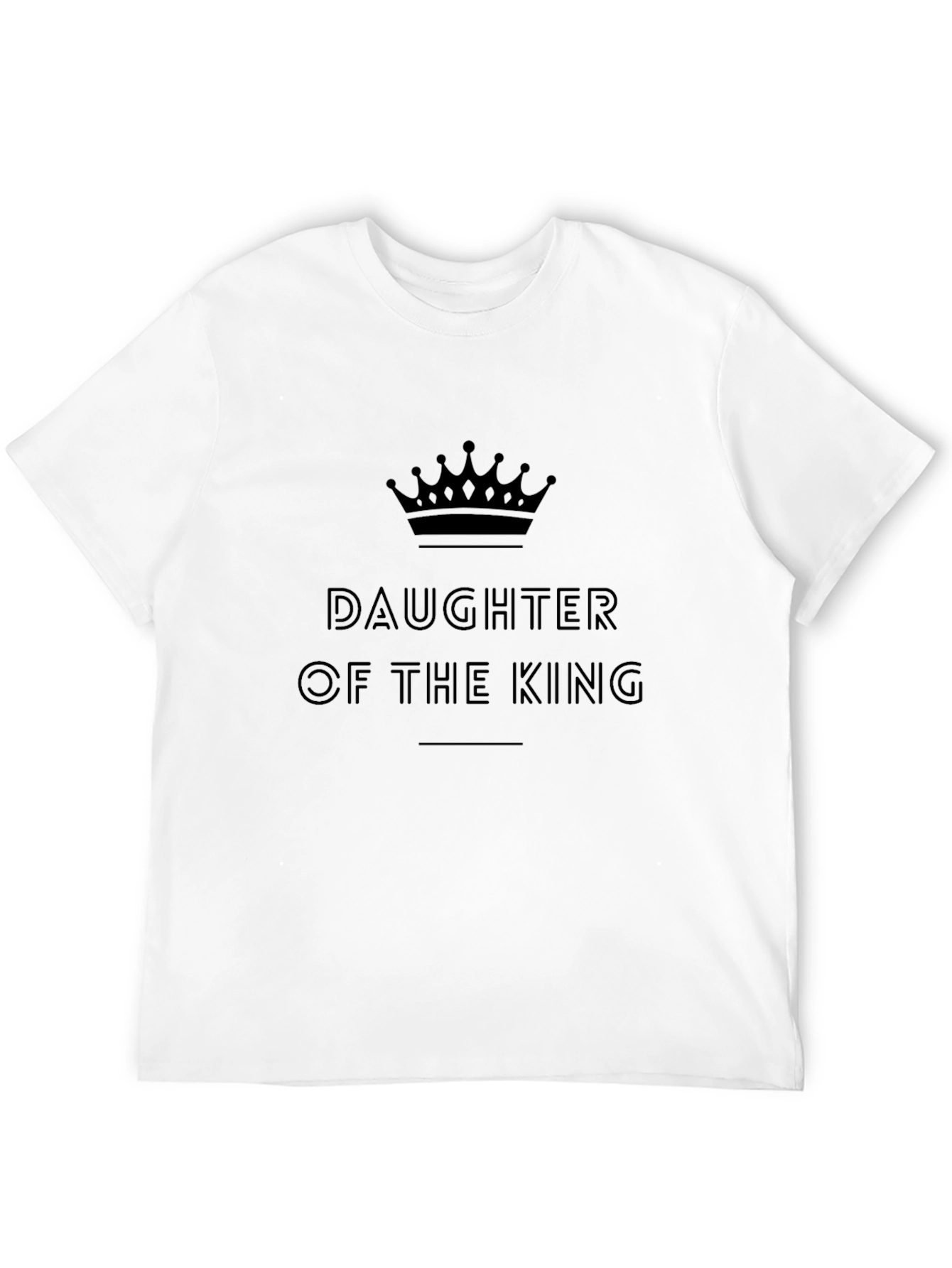 Black Daughter of the King Graphic Tee - Black view 12