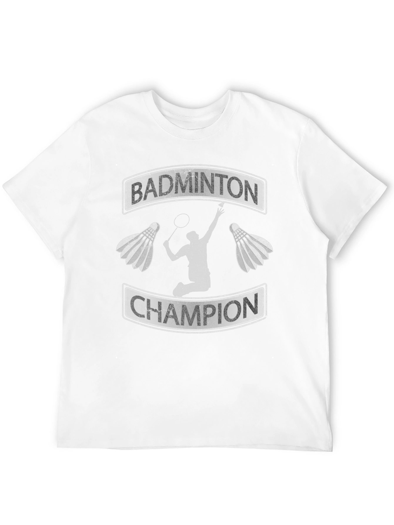 Black Badminton Champion Graphic Tee view 12