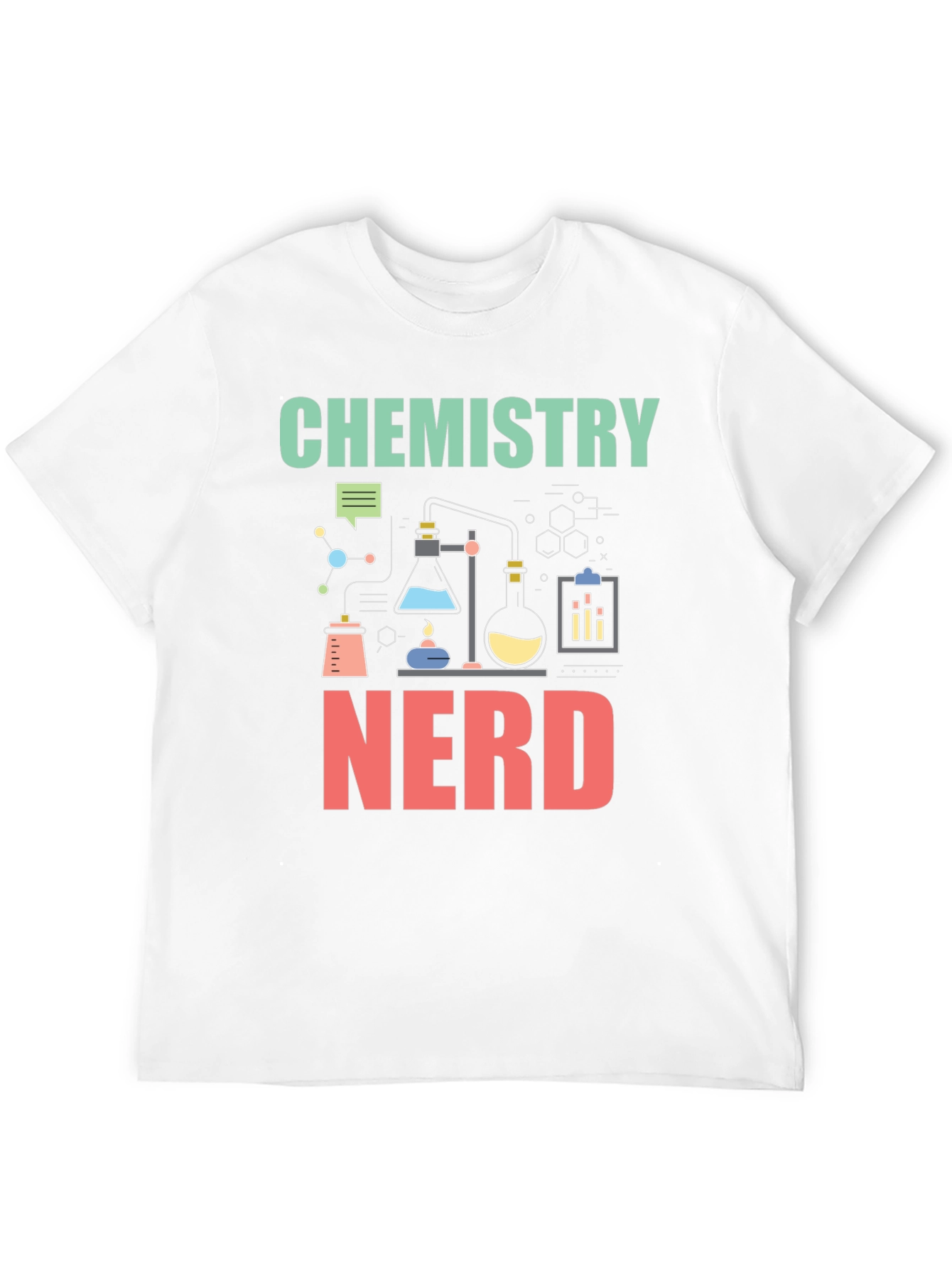 Black Chemistry Nerd Graphic Tee view 12