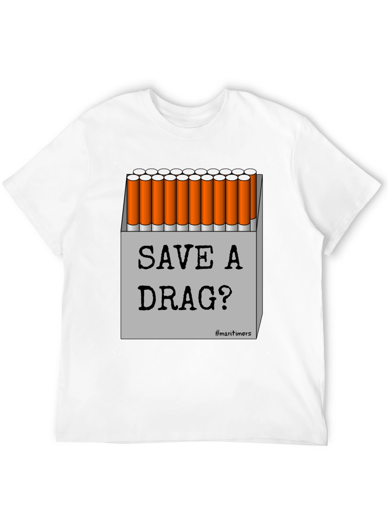 Black Save A Drag Graphic T-Shirt - Novelty Humor Tee view 12