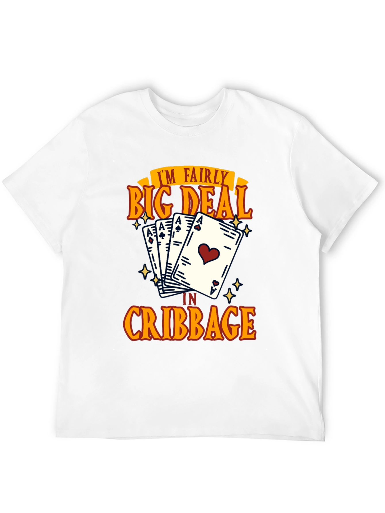 Black Fairly Big Deal Cribbage Card T-Shirt view 12