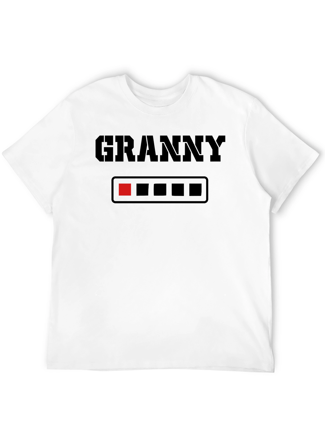 Black Granny Loading T-Shirt - Funny Novelty Tee view 12