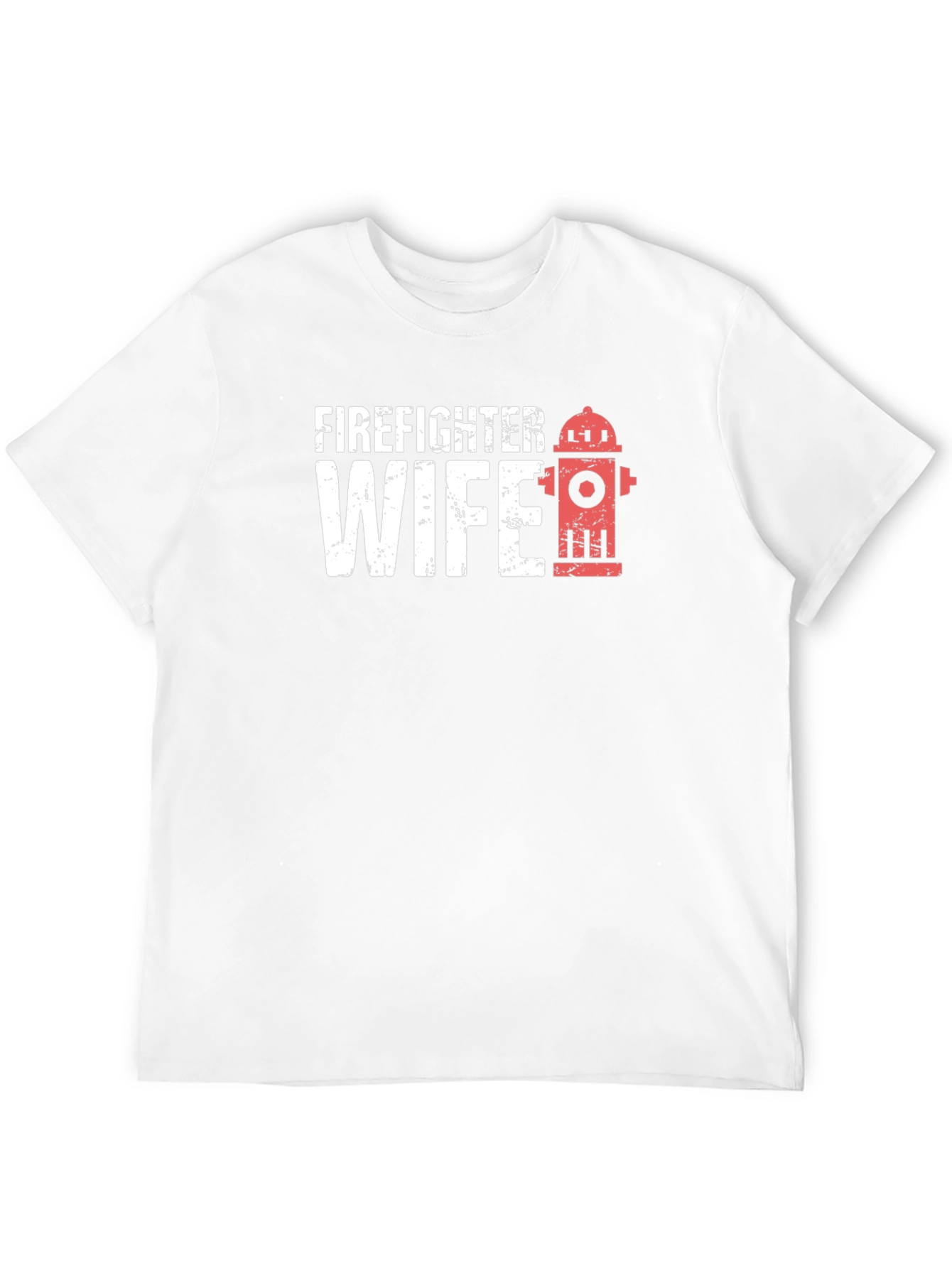 Black Firefighter Wife Black Graphic T-Shirt view 12