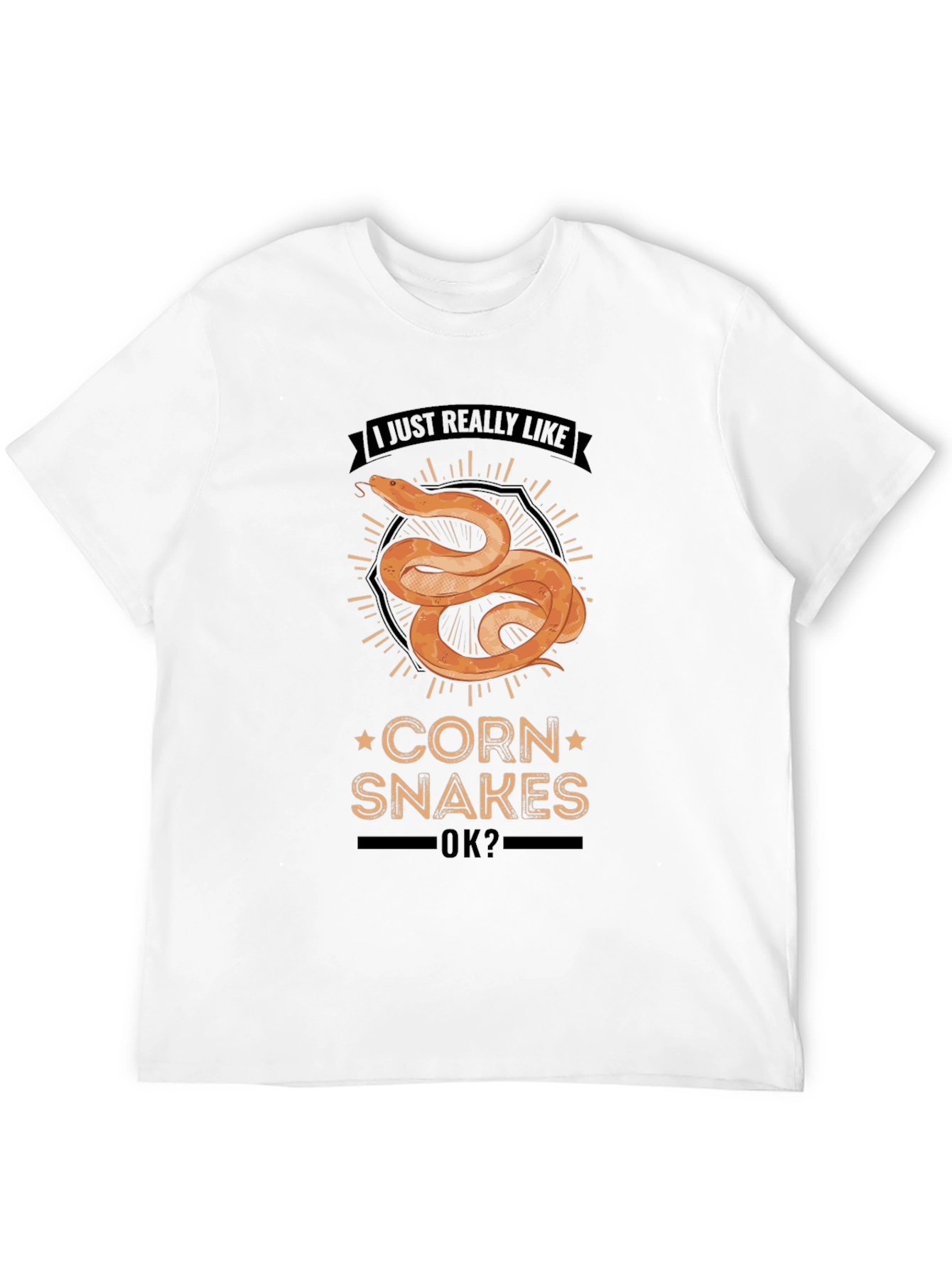 Black Corn Snakes T-Shirt: I Just Really Like Corn Snakes Ok? view 12