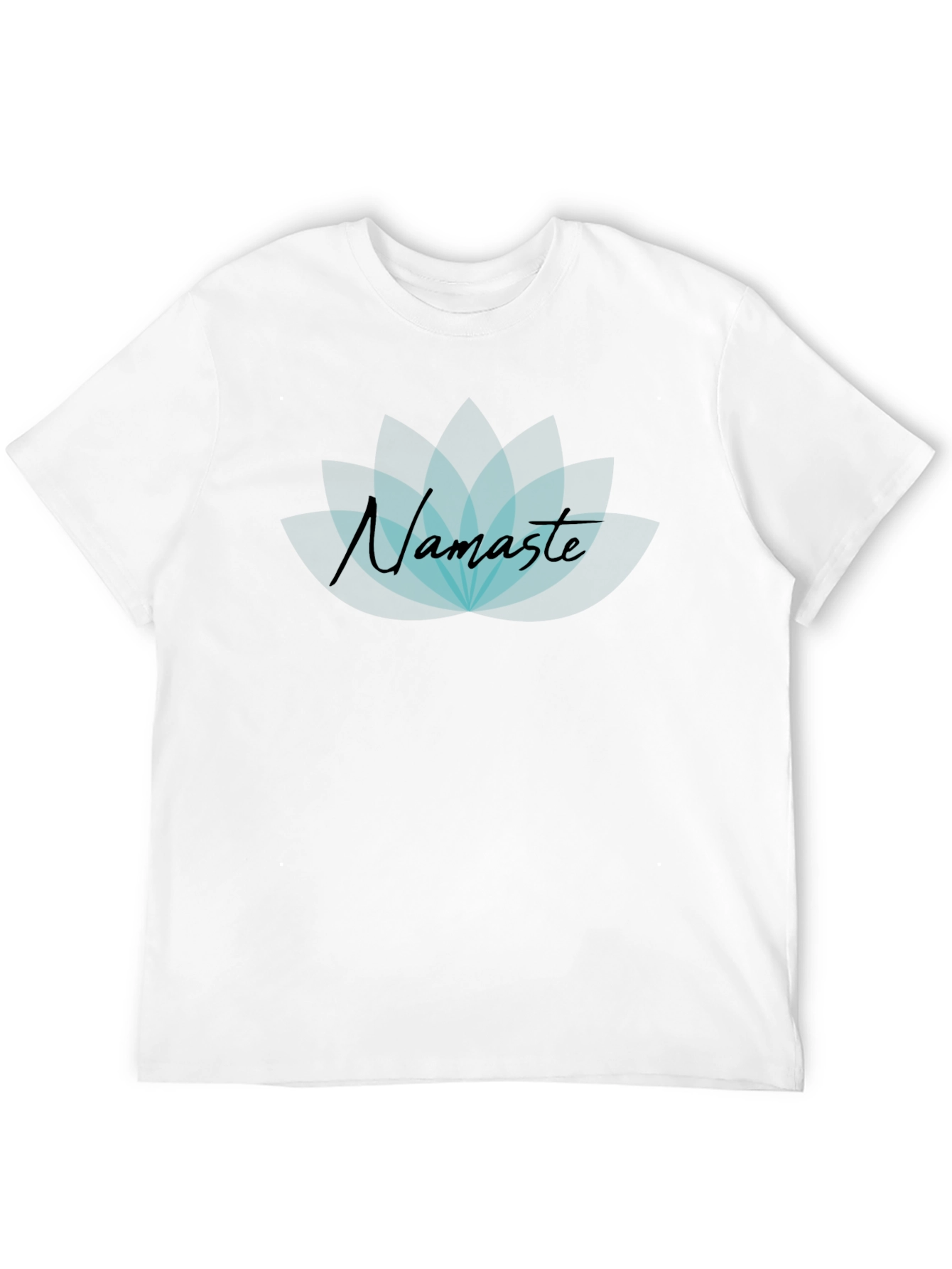 Black Namaste Lotus T-Shirt view 12