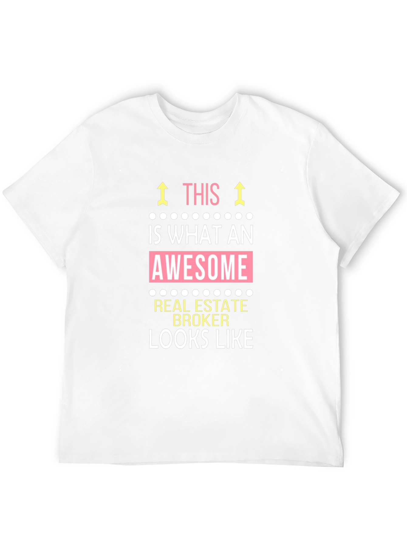 Black Awesome Real Estate Broker T-Shirt view 12