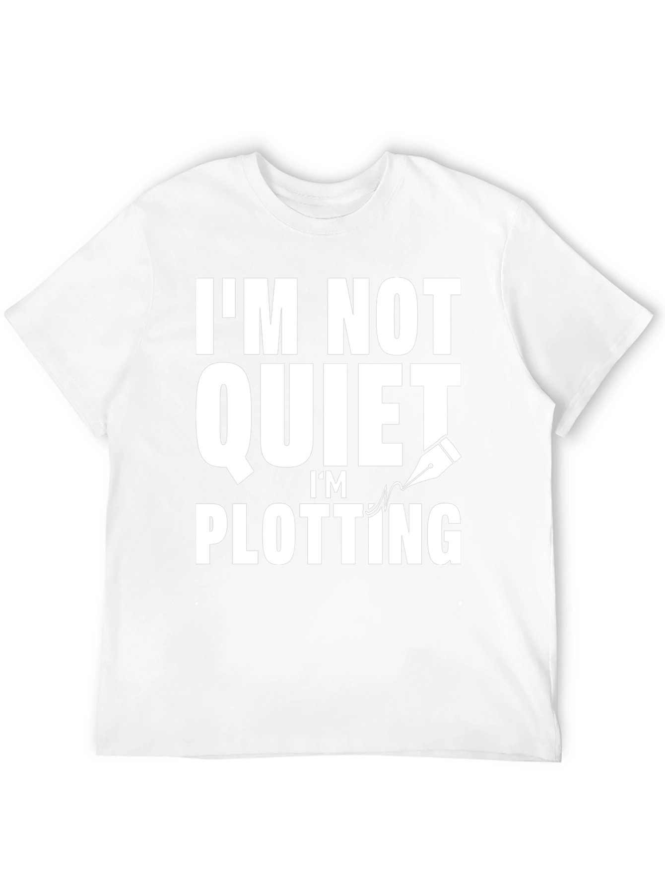 Black Plotting Graphic Tee - Funny Sarcastic Novelty Shirt view 12