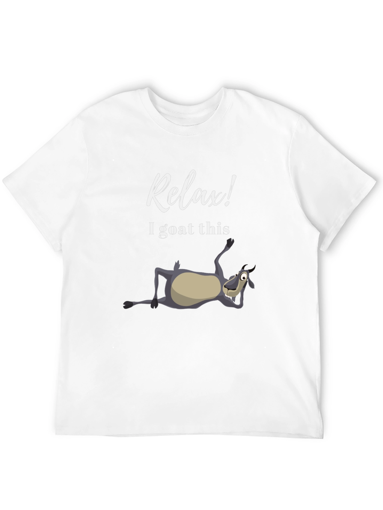 Black Relax, I Goat This T-Shirt - Funny Casual Tee view 12