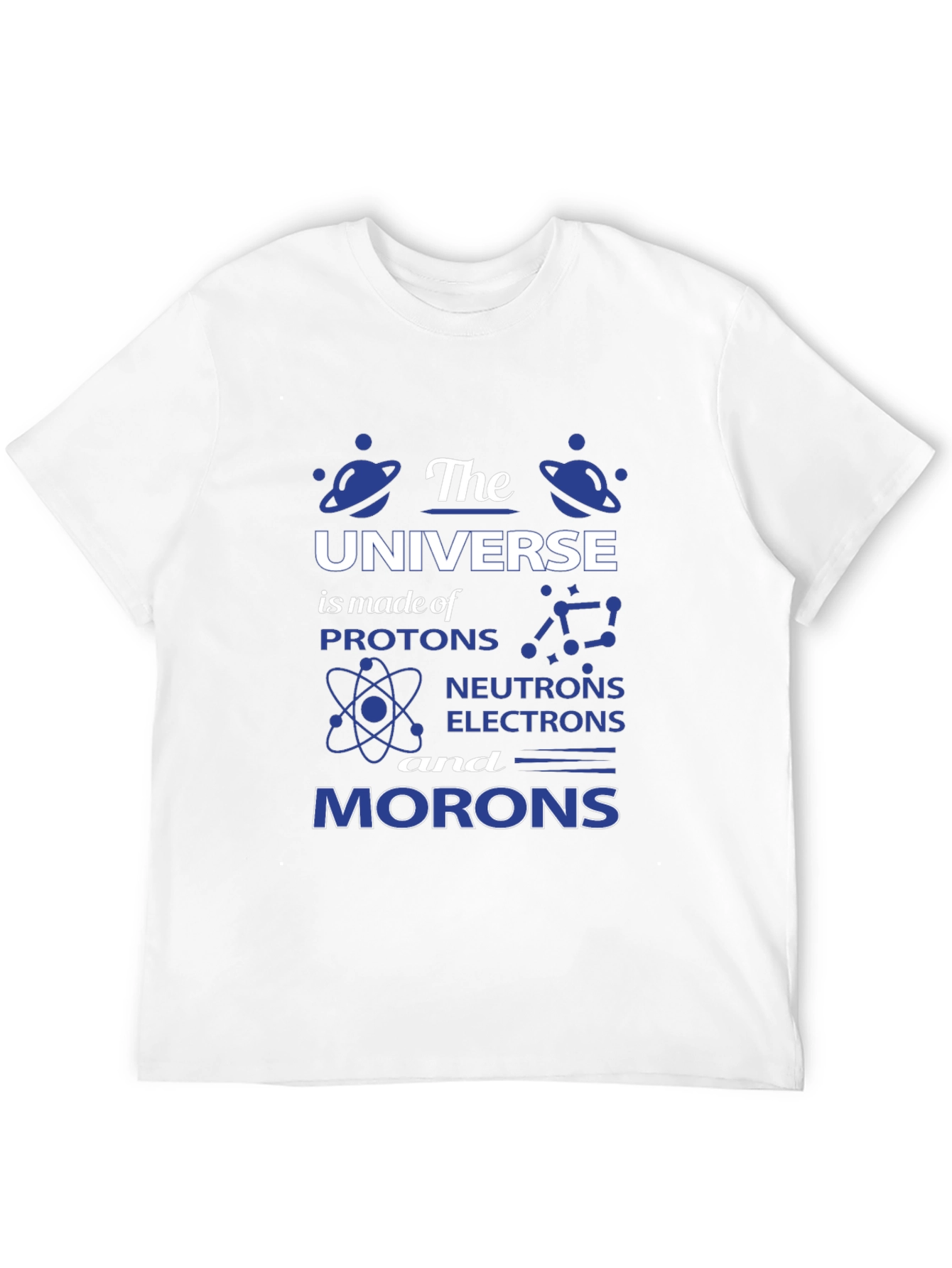 Black The Universe T-Shirt - Science Humor Tee view 12