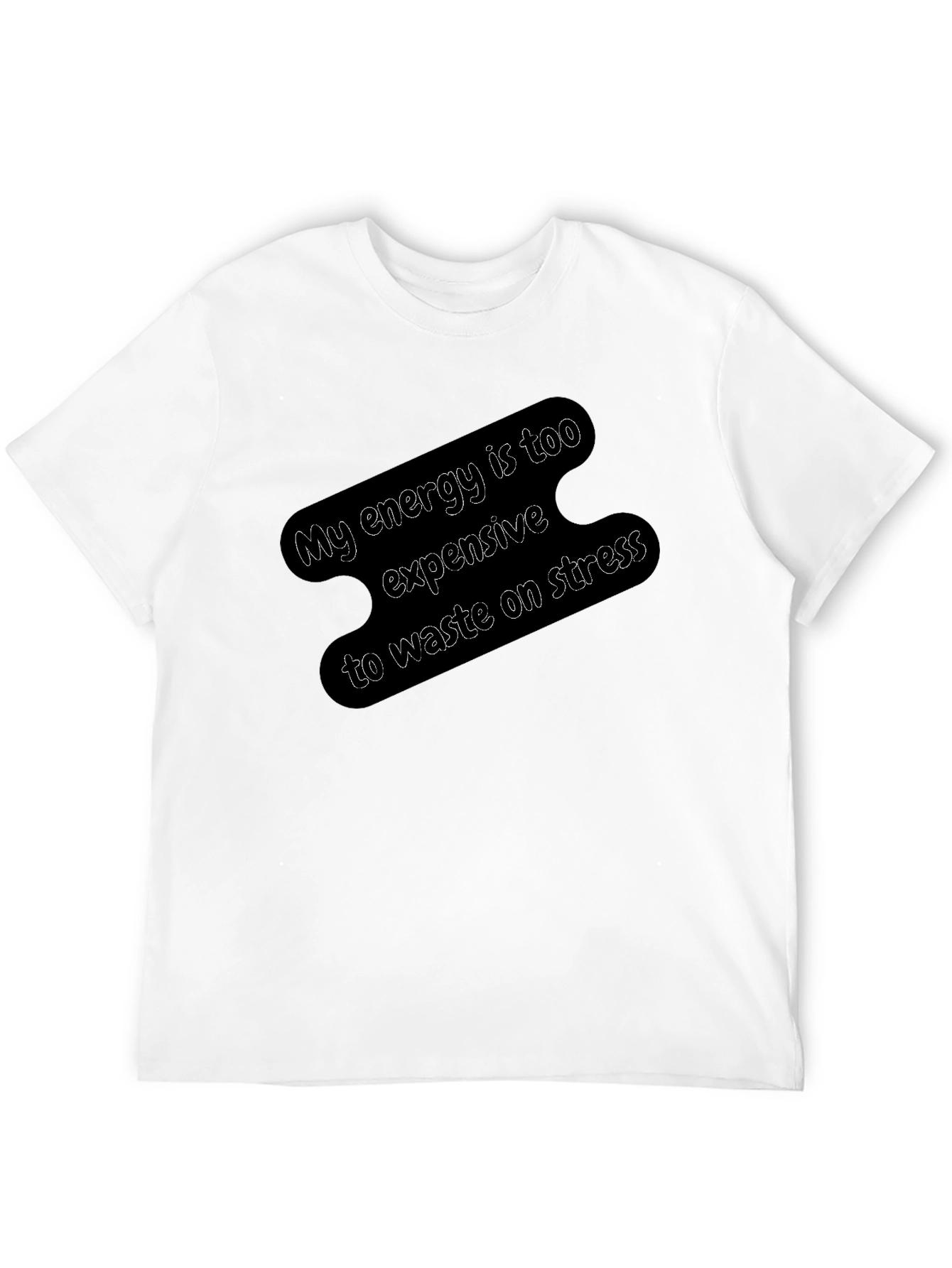 Black My Energy Is Too Expensive Graphic Tee view 12