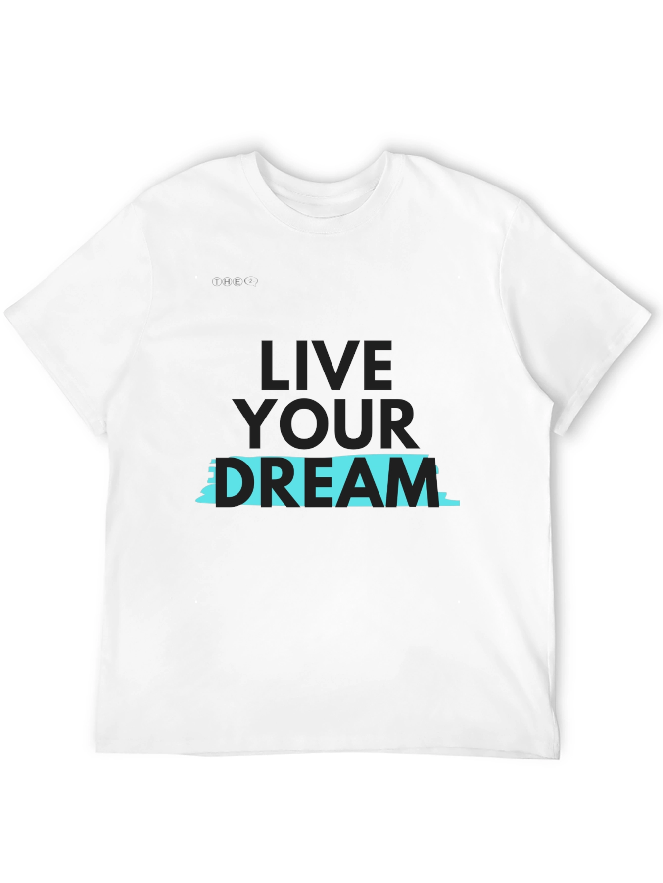 Black Live Your Dream Graphic Tee - Stylish Black T-Shirt view 12