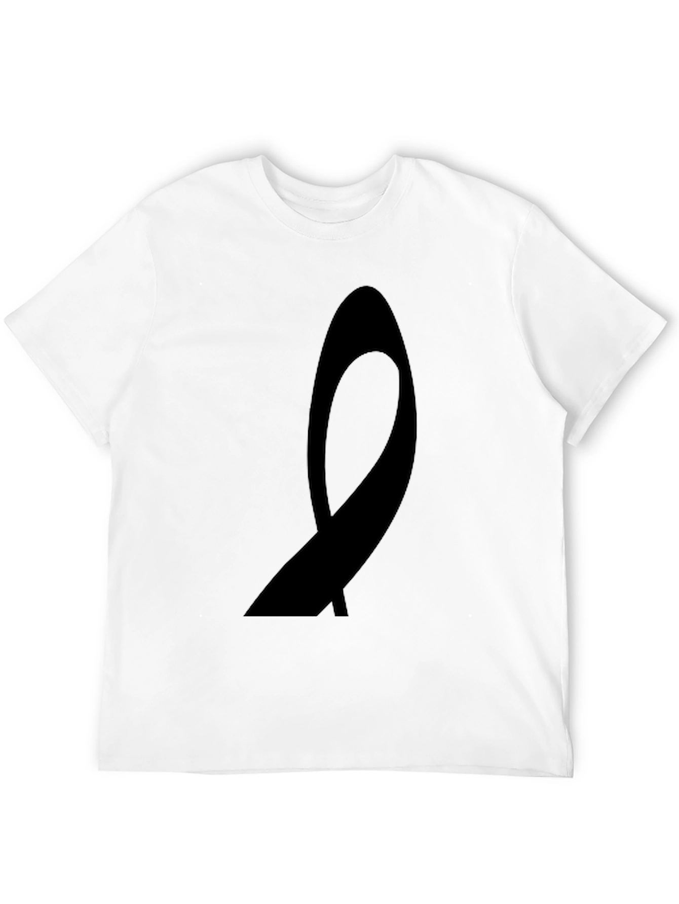 Black Men's Black Awareness Ribbon Graphic Tee view 12