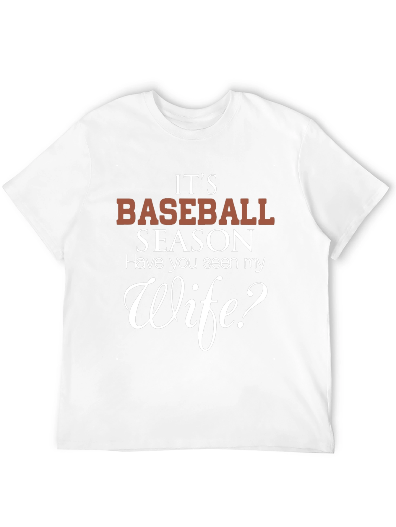 Baseball Season Wife Humor T-Shirt - 12