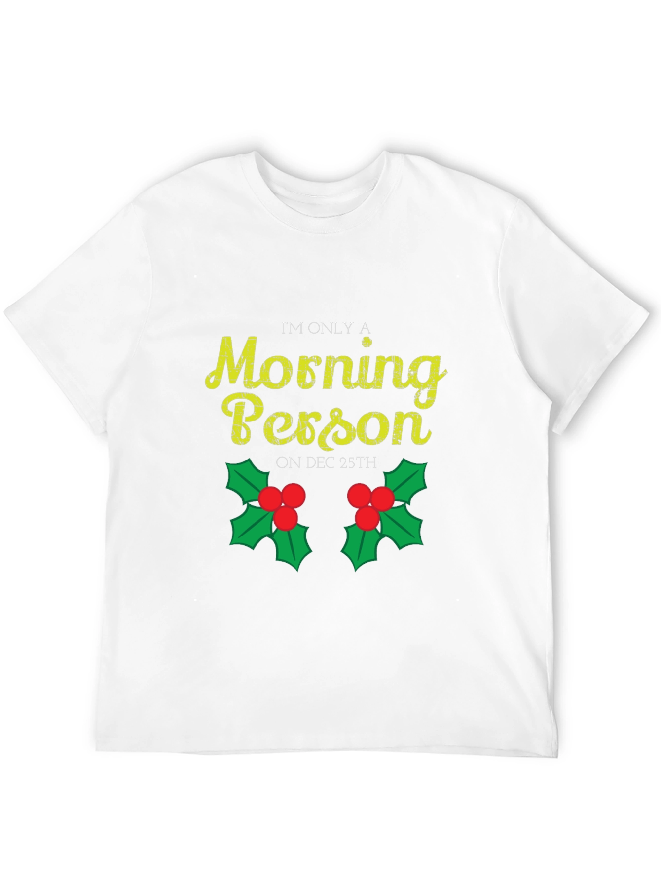 Funny Christmas Morning Person T-Shirt - 12