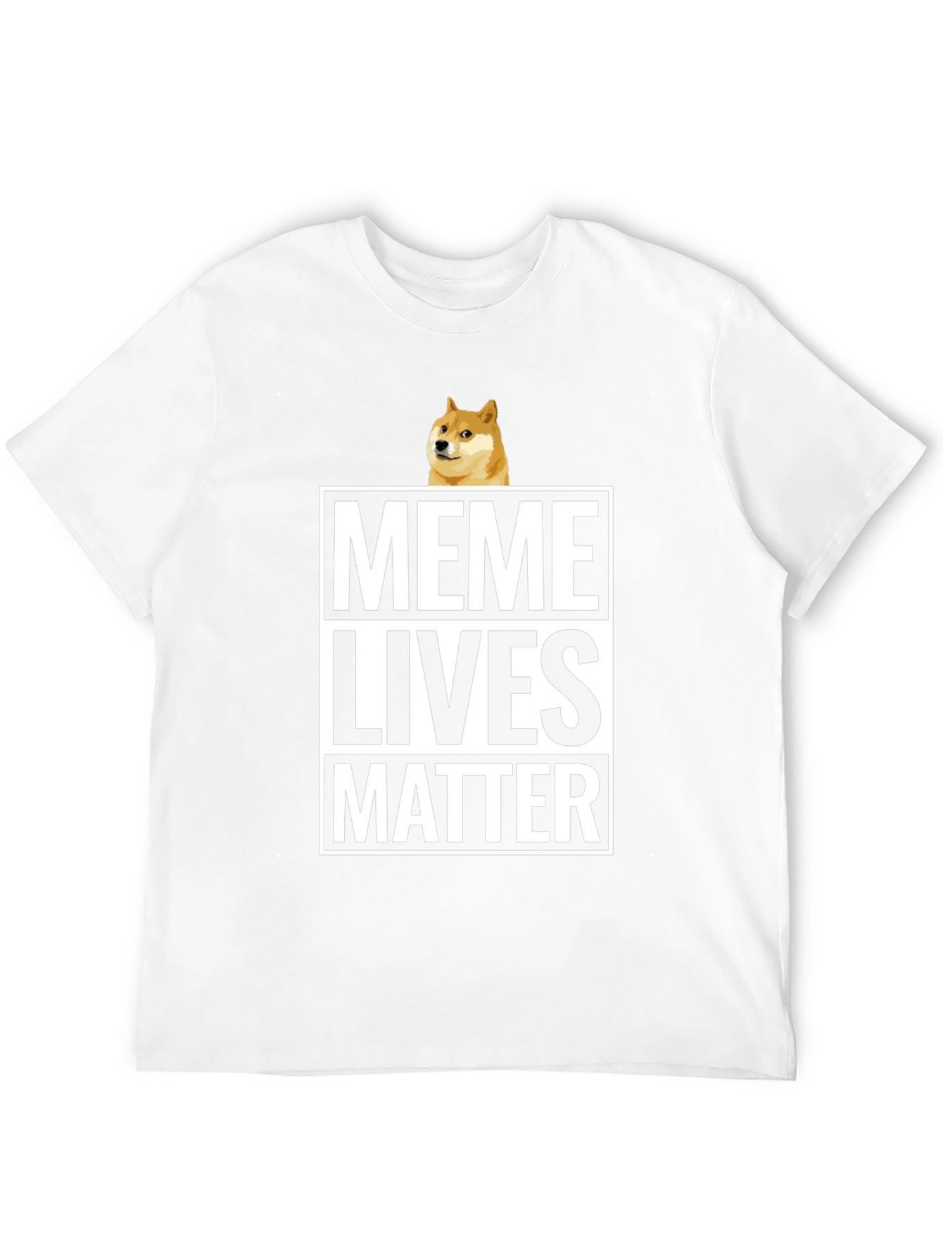 Black Meme Lives Matter Black Graphic Tee - Doge T-Shirt view 12