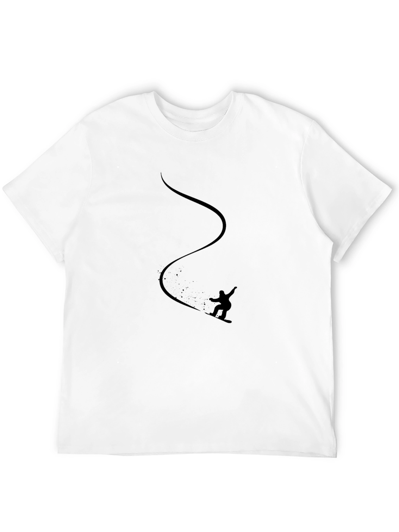 Black Black Snowboarder Tee - Adventure Ready Style view 12