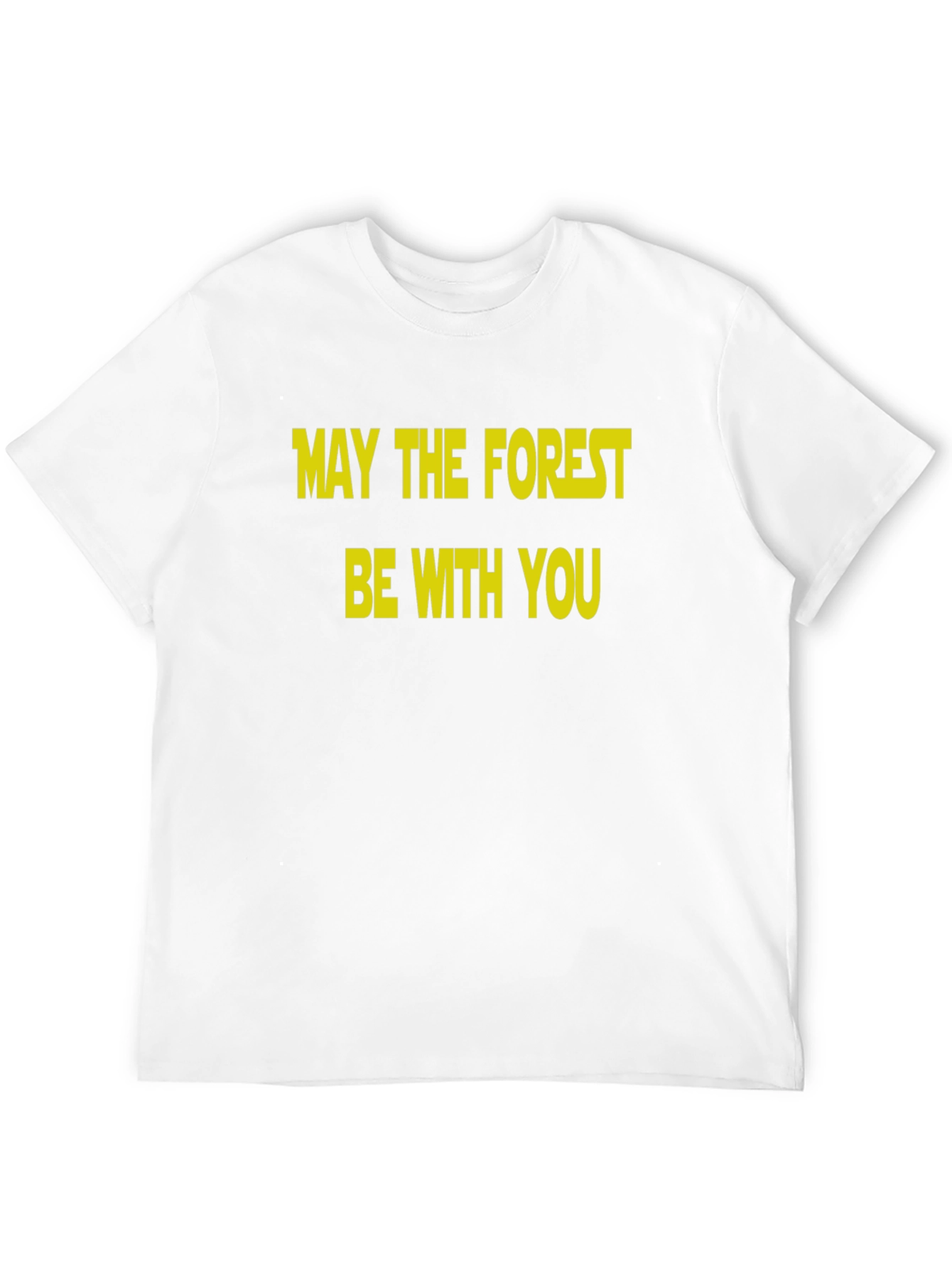 Black May the Forest Be With You T-Shirt view 12