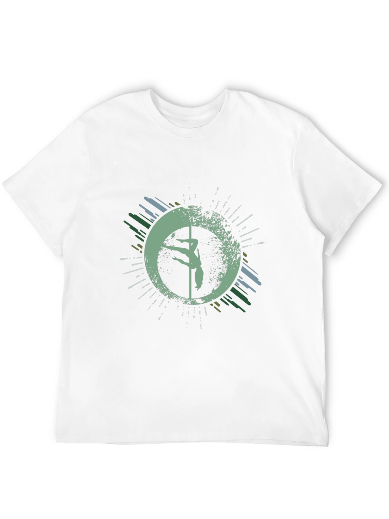 Black Pole Dancer Graphic Tee - Unisex Black T-Shirt view 12