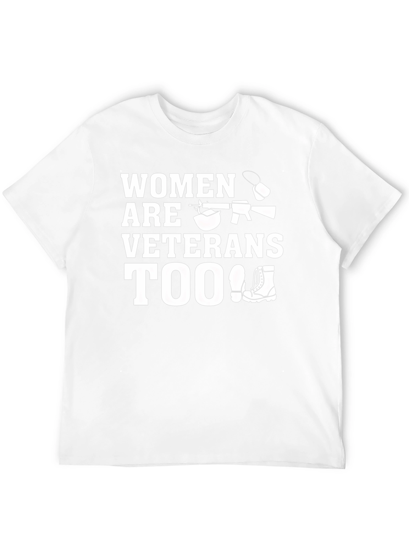 Women are Veterans Too T-Shirt - 12
