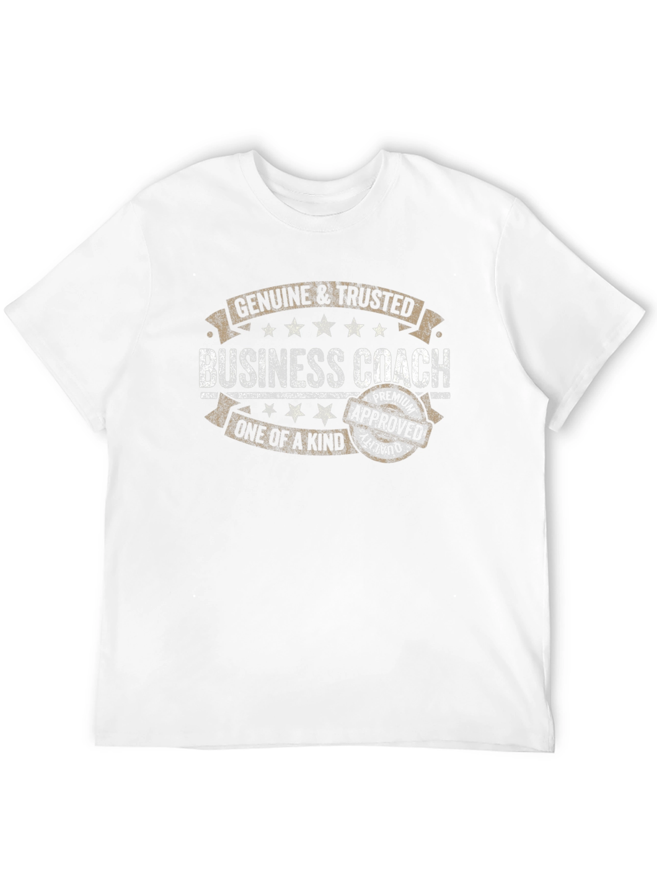 Black Genuine & Trusted Business Coach T-Shirt view 12