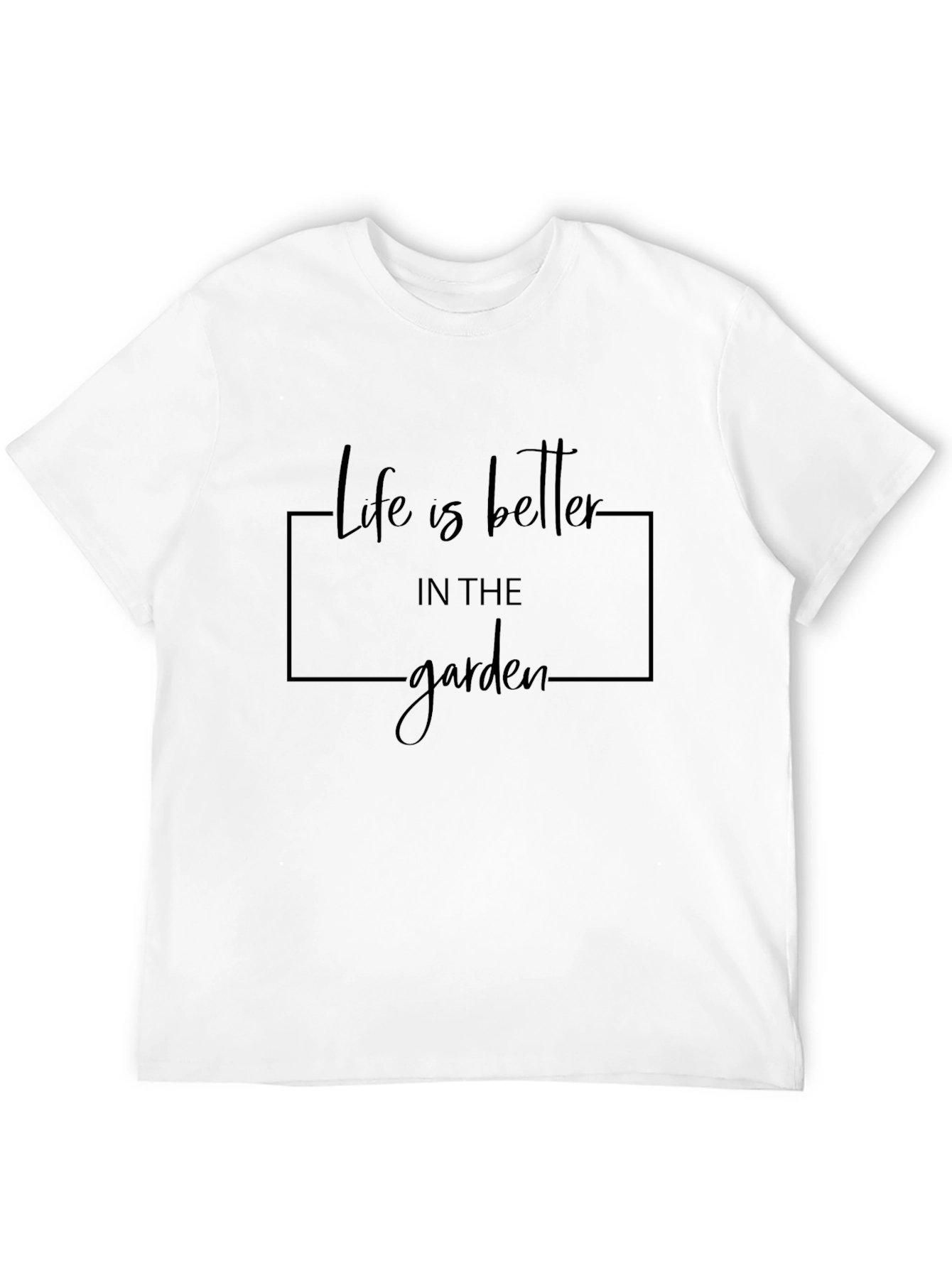 Life is Better in the Garden Black T-Shirt - 12