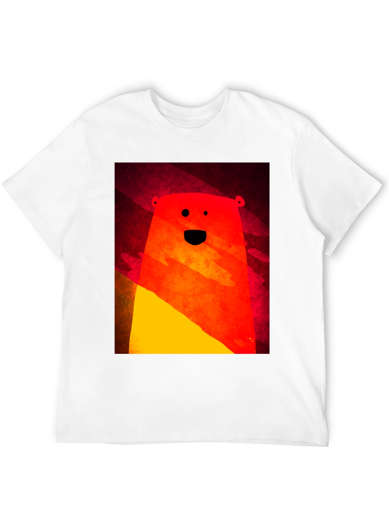 Black Funky Bear Graphic Tee - Modern Abstract Style view 12
