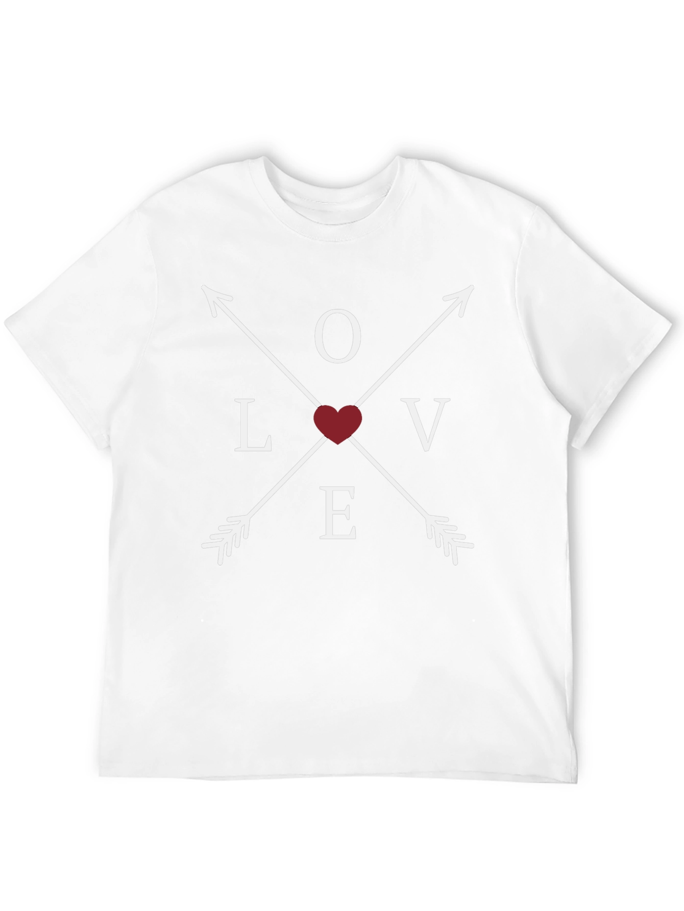 Black Love Arrows Graphic Tee - Valentine's Day Gift view 12